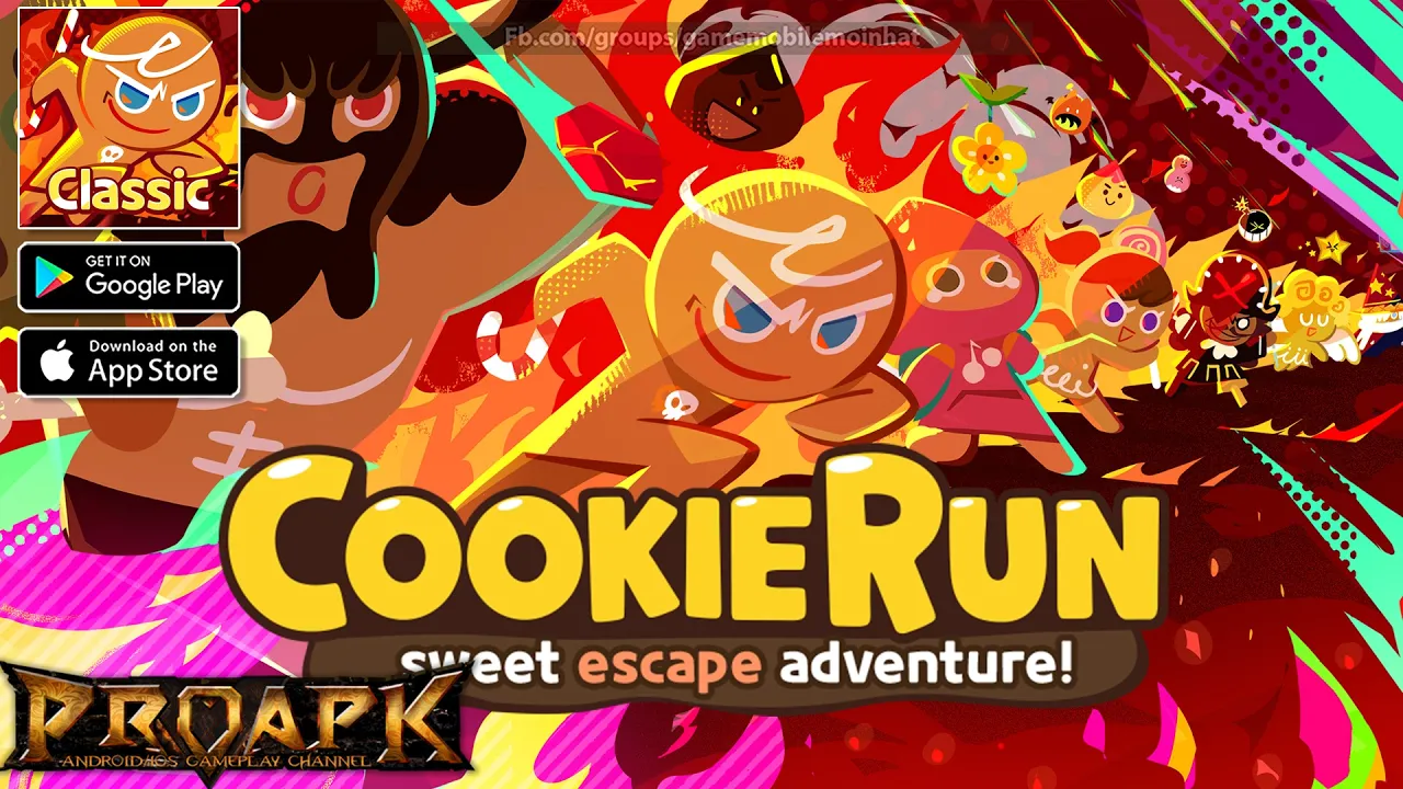 Cookie Run Classic controls — Jump and Slide gameplay on Android and iOS